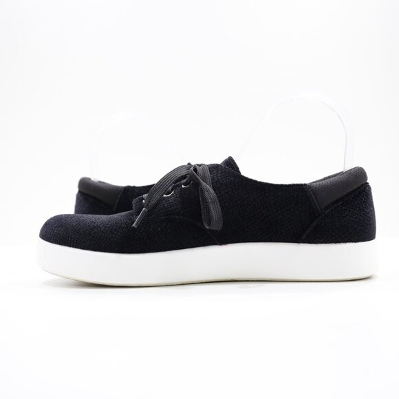 Alegria Poly Black Velvet Lightweight Slip Resistant Sneakers - Women's 7/EU 37 - Picture 5 of 7